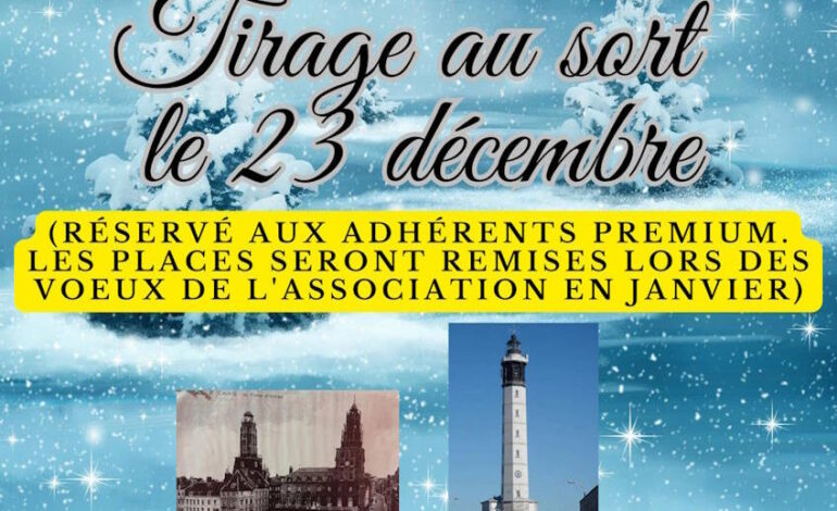 Tirage au sort pour les adhérents.