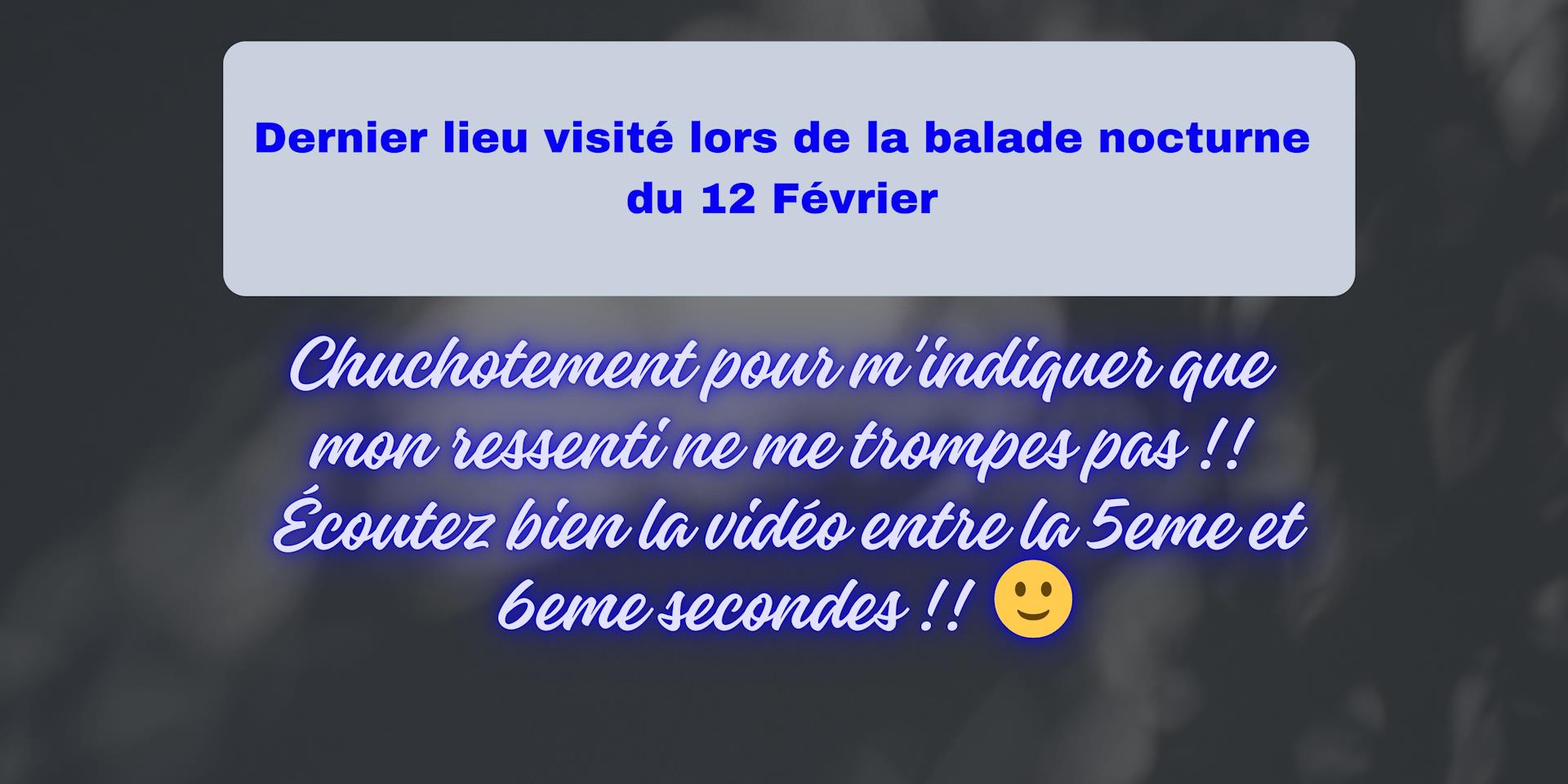 Balade Nocturne 12.02.2025